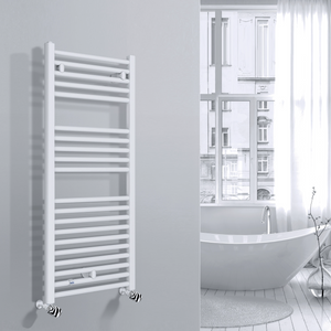 Valvola Custò colore zebrato fissata a un termoarredo ad acqua