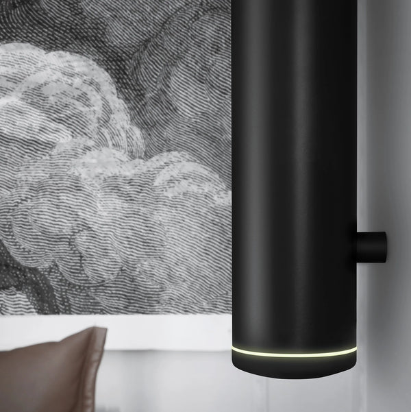 Radiatore fluido ROLL Digital nero 300w dettaglio ambiente