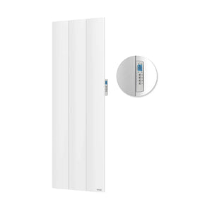 Radiatore Palace 3 elementi bianco still life e dettaglio termostato