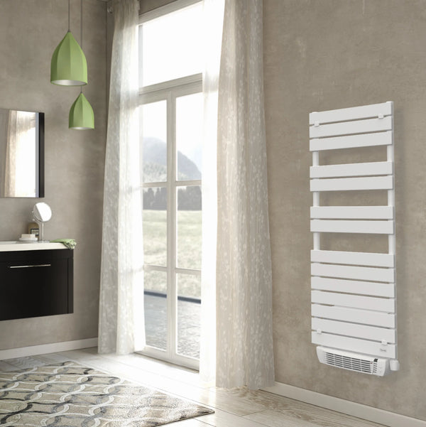 Termoarredo Ghibli bianco in ambiente