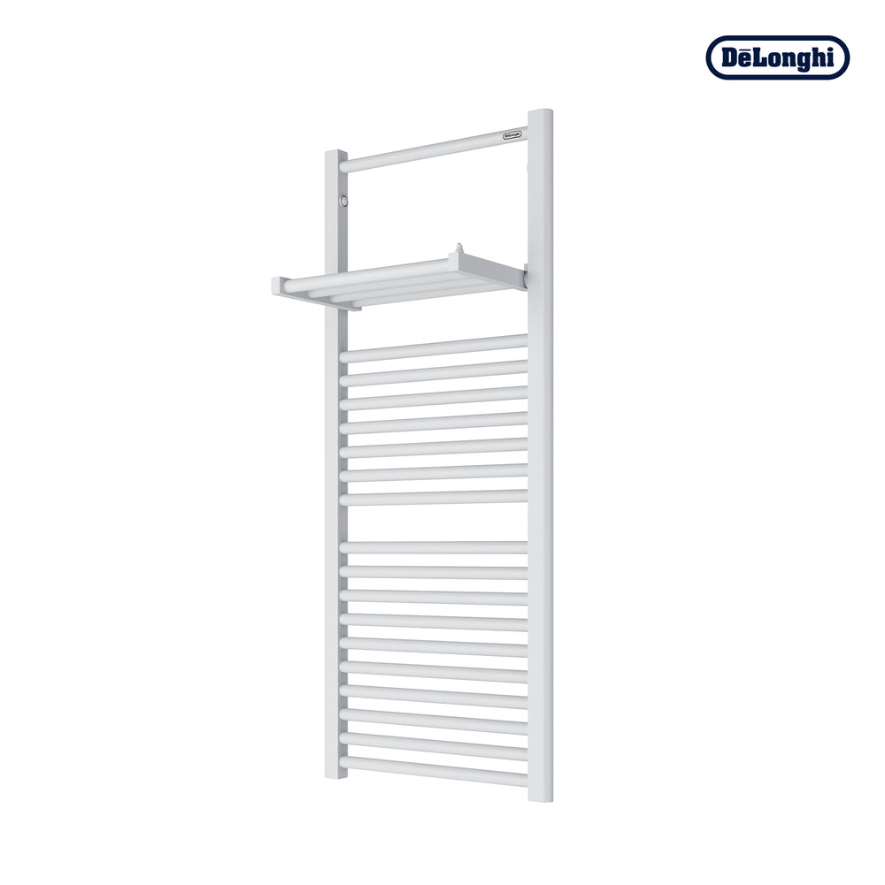 scaldasalviette ad acqua stendicaldo de' longhi con porta asciugamani reclinabile