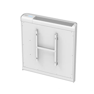 Vista del retro radiatore Dry Ceramic bianco 1000w