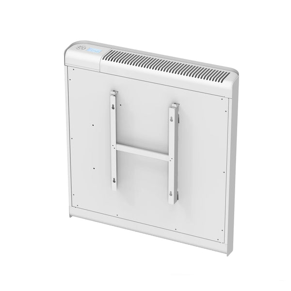 Vista del retro radiatore Dry Ceramic bianco 1000w