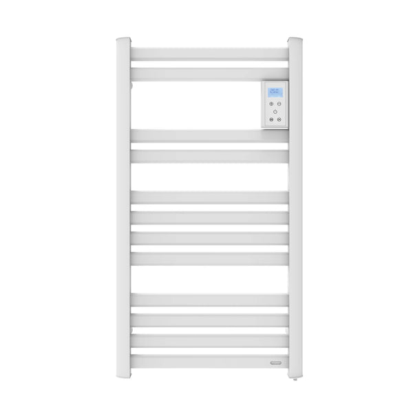 Vista frontale still life termoarredo Barone bianco