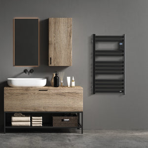 Termoarredo Barone nero in ambiente