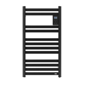 Vista frontale still life termoarredo Barone nero