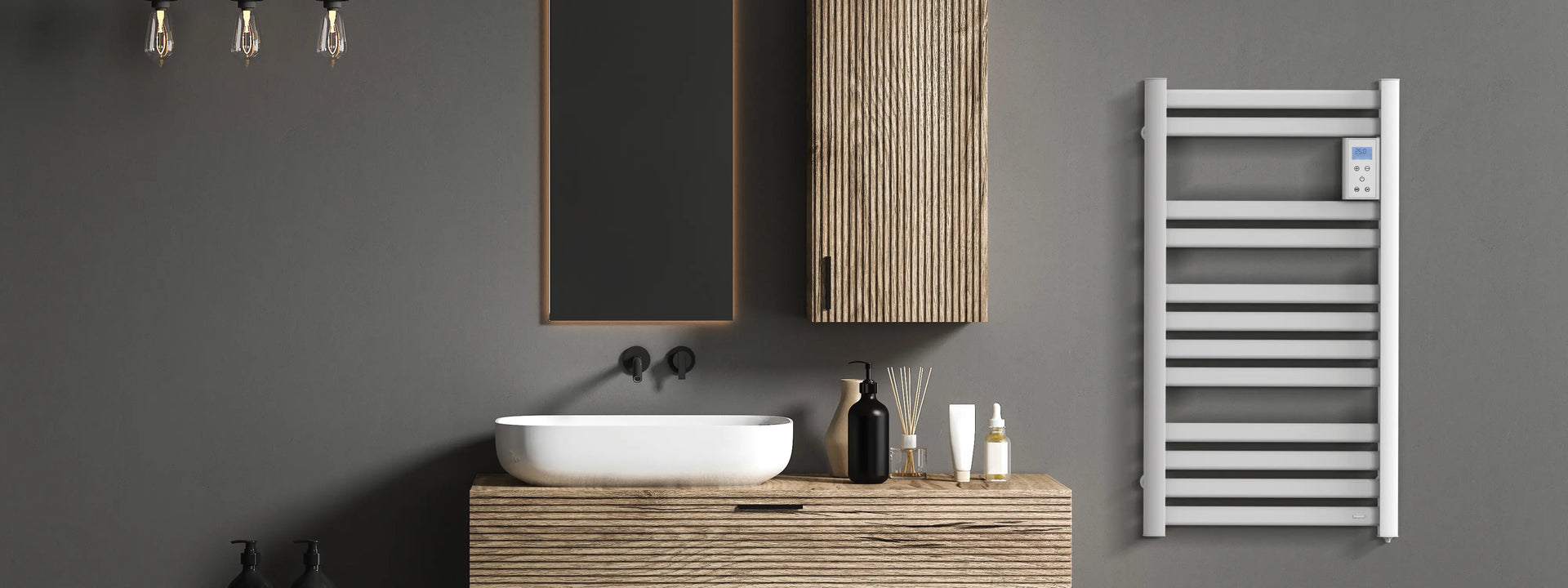 dettaglio termoarredo elettrico